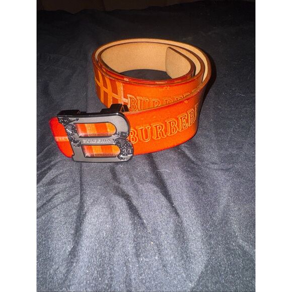 Authentic Burberry leather belt size 40/100 main image 10